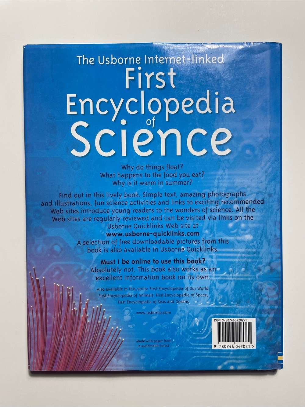 🍋 4/$20 Usborne First Encyclopedia of Science | Kids Books, Childrens Book - Picture 2 of 4